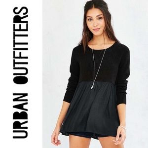 Kimchi Blue Black Babydoll Sweater